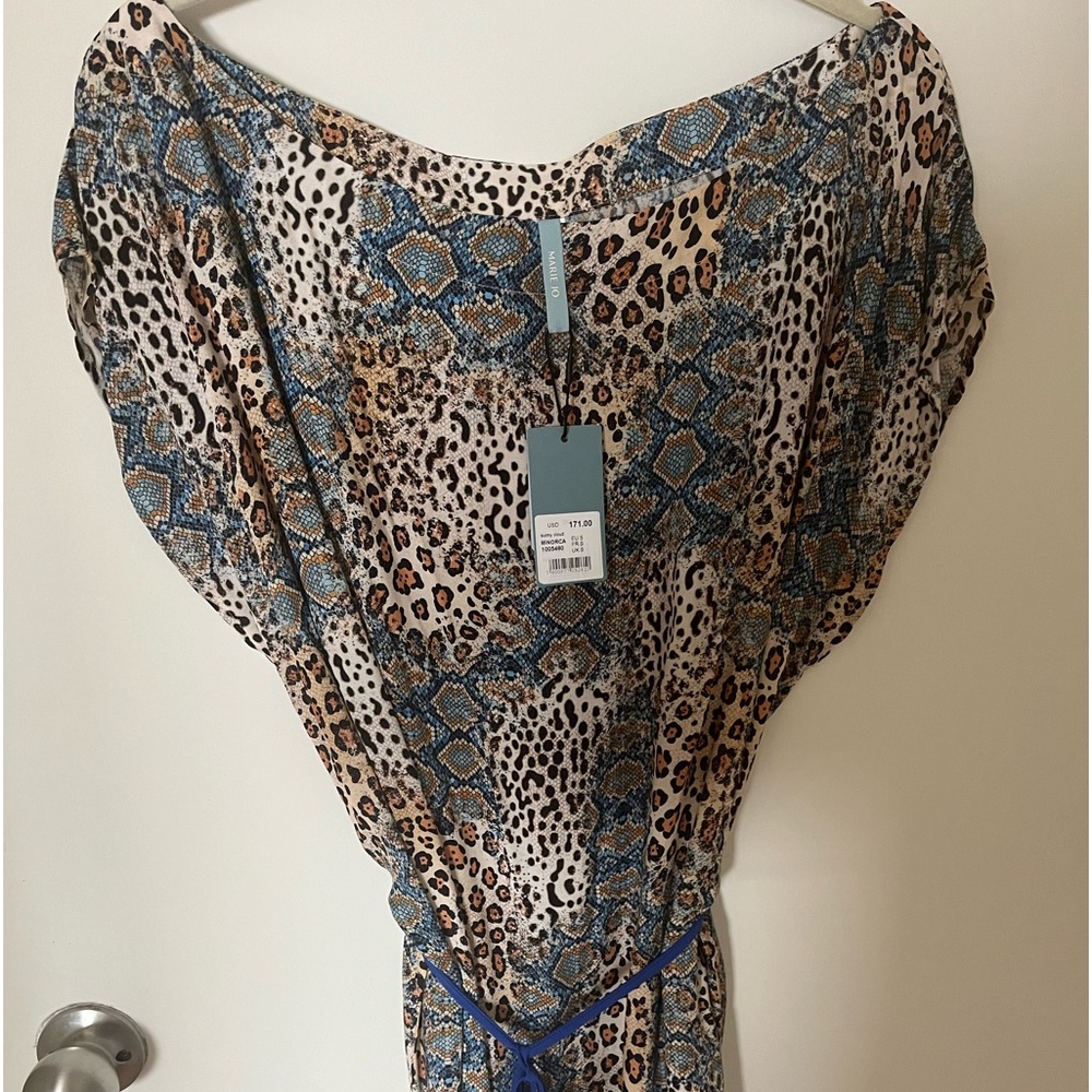 Leopard Print Swim Coverup
